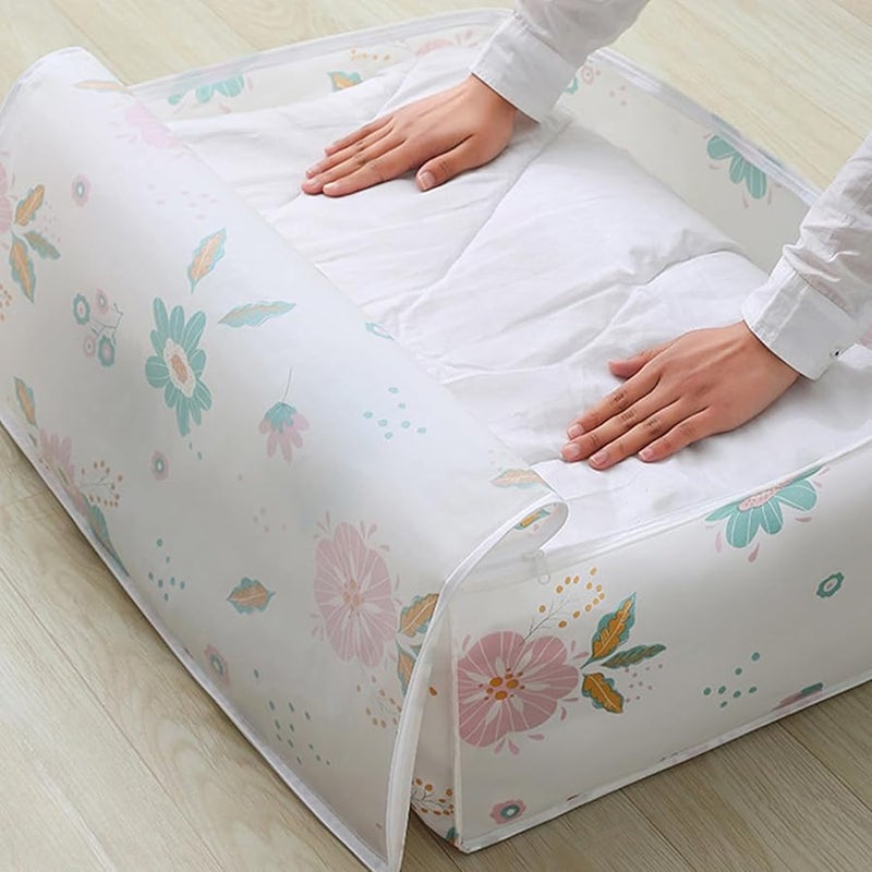 Large Size PEVA Waterproof Dustproof Clothes Storage Bag For Home Travel Moving - Image 3